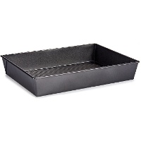 Stampo rettangolare in acciaio 36 x 24 x 6 cm