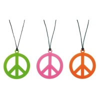 Collana peace da hippie assortita