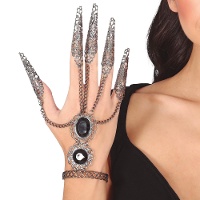 Bracciale metallico con unghie