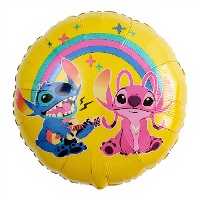 Palloncino di Stitch e Angel da 45 cm