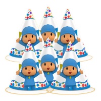 Cappelli da festa Pocoyo - 6 unità