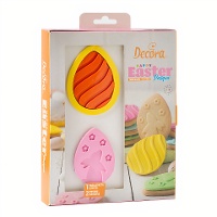 Set di tagliabiscotti e marcatori per biscotti di Pasqua