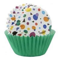 Pirottini per cupcake colorati assortiti da 5 cm - Wilton - 75 pz.