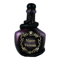 Bottiglia di veleno di resina Viper Venom di 20 x 12 cm