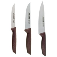 Set di 3 coltelli da cucina Bel colore vino metallizzato - Arcos