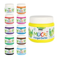 Vernice colorata per dita 150 ml - Mucki - 1 pz.