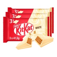 KitKat di cioccolato bianco con biscotto - Nestlé - 3 unità