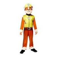 Costume Rubble Paw Patrol con maschera