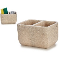 Porta spugne doppio 12 x 11 x 9 cm - con spugnette incluse