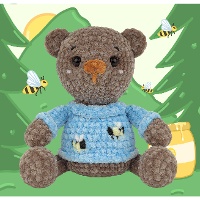 Kit per amigurumi - Dreamy l'orsetto - DMC