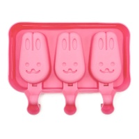 Stampo in silicone per coniglietti 19,5 x 14,5 cm - Happy Sprinkles - 3 cavità