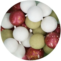 Palline di cioccolato natalizie da 100 gr - Wilton