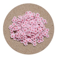 Decorazioni floreali rosa 0,5 cm