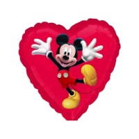 Palloncino a cuore Topolino da 45 cm - Anagram