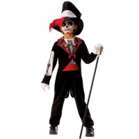 Costume da Catrina con cappello per bambini