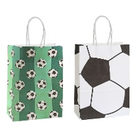Borsa regalo a tema calcistico di 21 x 15 cm