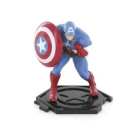 Statuina torta Captain America da 8,5 cm - 1 unità