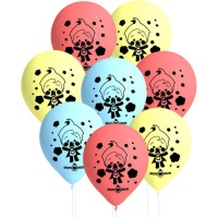 Palloncini in lattice Plim Plim Clown - 8 pz.