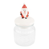 Babbo Natale vaso di vetro da 650 ml