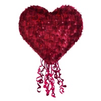 Pignatta 3D cuore rosso - 40 x 40 x 20