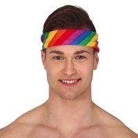 Bandana arcobaleno da testa