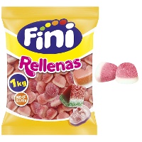 Baci di fragola ripieni con copertura di zucchero - Fini - 1 kg