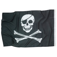 Bandiera pirata di 92 x 60 cm