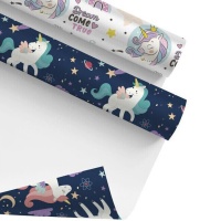 Carta da regalo Unicorno 2,00 x 0,70 m - 1 pz.