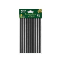 Cannucce di 15 cm di carta biodegradabile nere per mojito - Honest Green - 25 pezzi