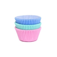 Capsule per cupcake in tre colori - House of Marie - 75 pezzi.