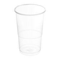 Bicchieri di Plastica Trasparente da 500 ml - 8 pezzi