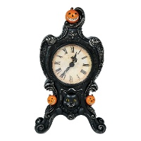 Orologio da tavolo antico con zucche di 24 x 14 cm