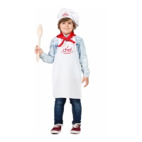 Costume da chef con sciarpa per bambini