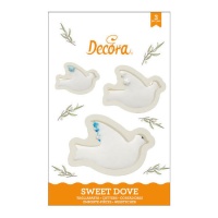 Tagliapasta colombe - Decora - 3 pezzi