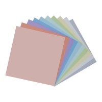 Kit di cartoncini tinta unita color pastello 30,5 x 30,5 cm - Artis decor - 30 pezzi