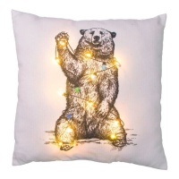 Cuscino orso con luce 40 cm