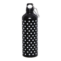 Bottiglia da 600 ml Nero con pois