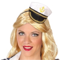 Mini cappello da ufficiale marinaio