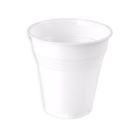 Bicchieri di plastica bianchi da 80 ml - 30 pz.