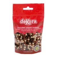 Perle croccanti ai 3 cioccolati da 100 g - Dekora