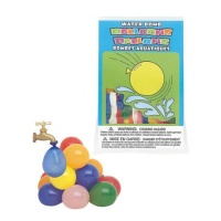 Palloncini d'acqua multicolore assortiti - Unici - 144 pezzi.