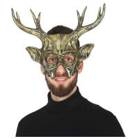 Maschera di cervo dorata