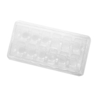 Scatola di 25,5 x 13,8 x 3,3 cm per macarons - 12 cavità