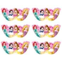 Maschere delle principesse Disney - 6 pezzi.