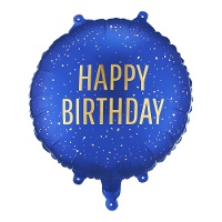 Palloncino Happy Birthday colorato - 1 pezzo