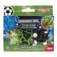 Kit di sprinkles mix a tema calcio 70 g - Dekora