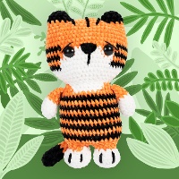 Kit Amigurumi - Strippy il Tigre - DMC