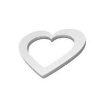 Figura polistirolo cuore 50 x 57 cm