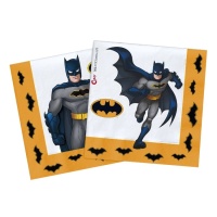 Tovaglioli compostabili Batman 16,5 x 16,5 cm - 30 unità