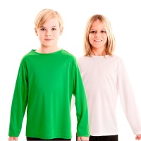 T-shirt colorata a maniche lunghe infantile